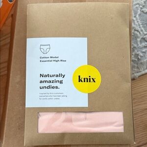 Knix Cotton Modal High Rise in Soft Pink